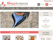 Tablet Screenshot of fleurs-accessoires.com
